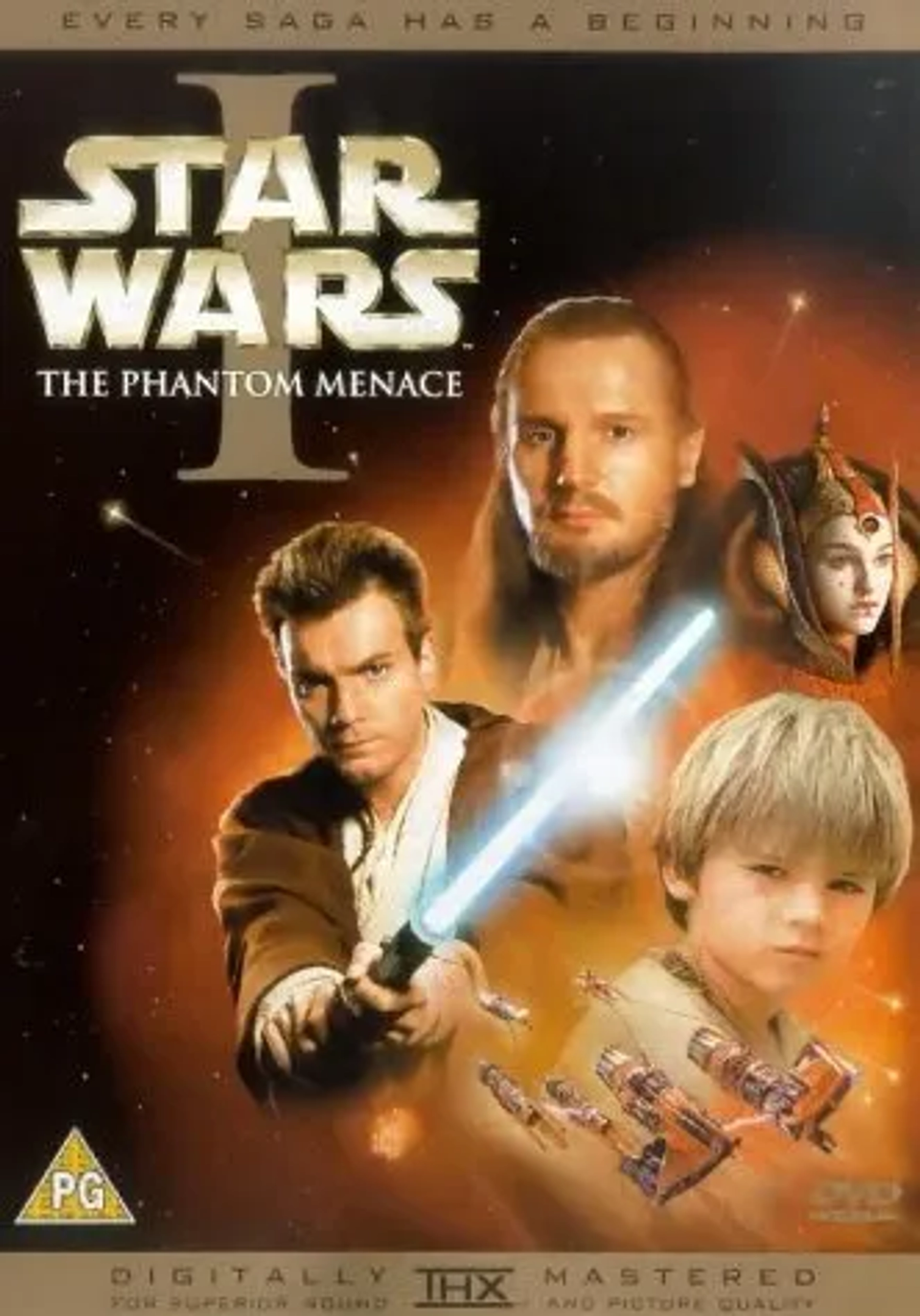 Ewan McGregor, Natalie Portman, Liam Neeson, Jake Lloyd, Keira Knightley, and Lewis Macleod in Star Wars: Episode I - The Phantom Menace (1999)