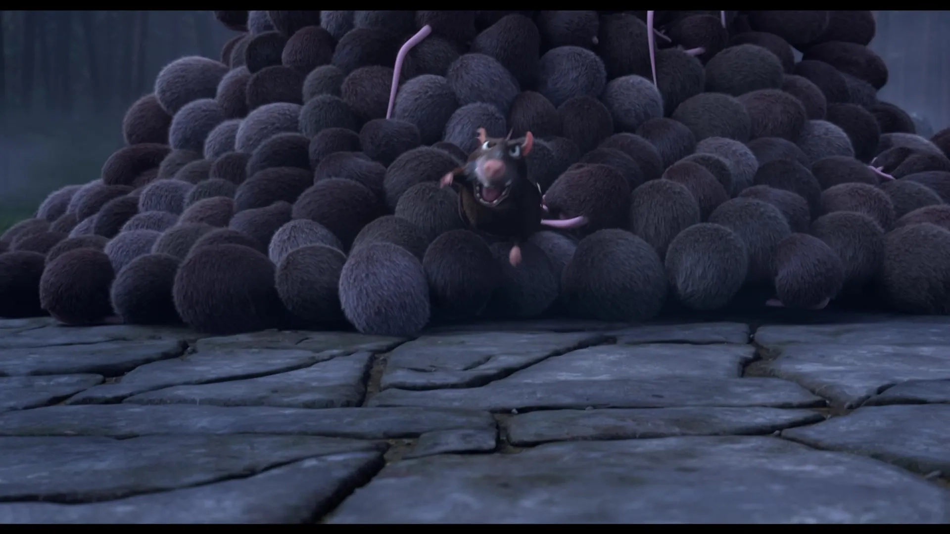 David Thewlis and Ariyon Bakare in The Amazing Maurice (2022)