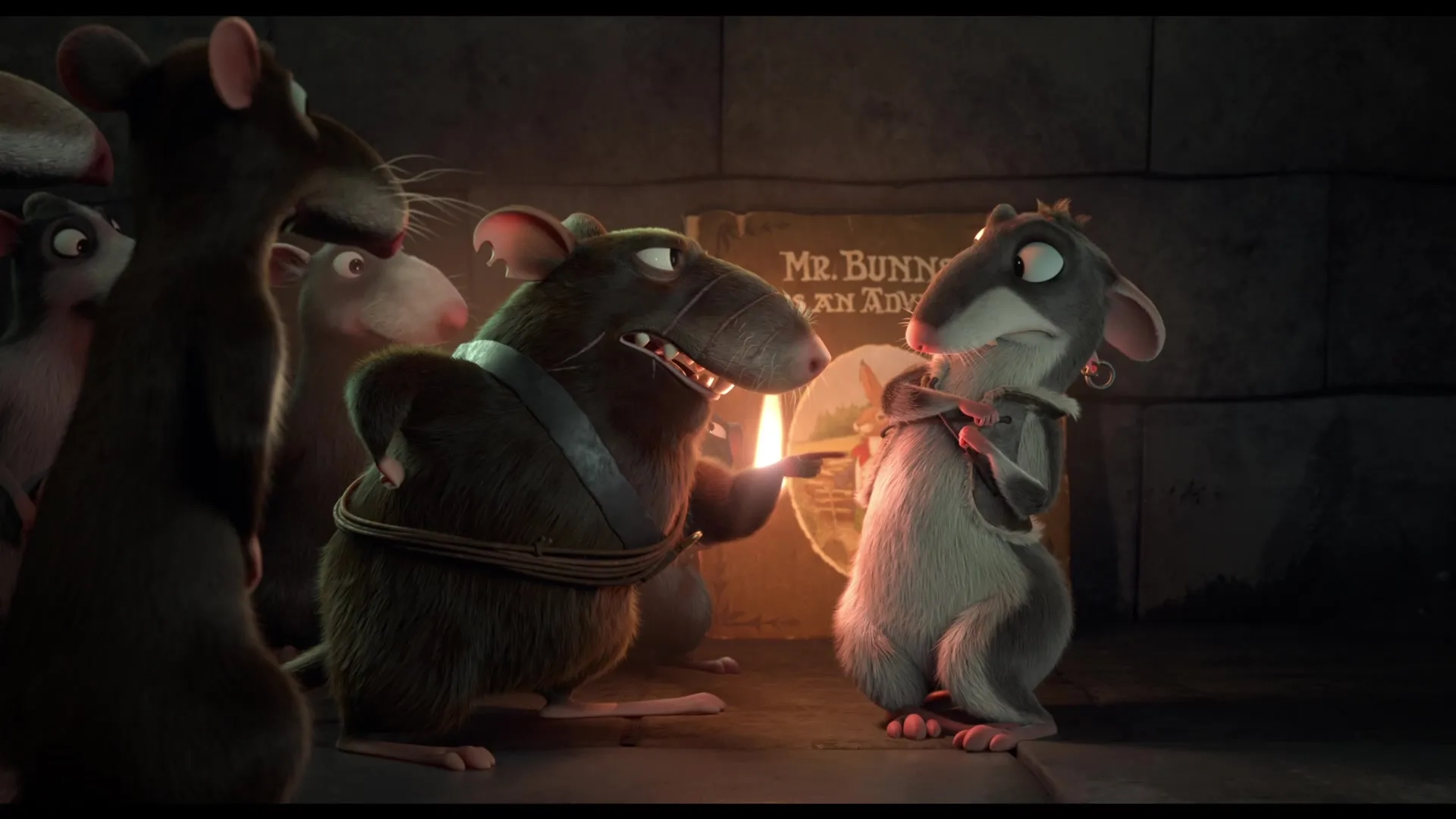 Ariyon Bakare and Julie Atherton in The Amazing Maurice (2022)