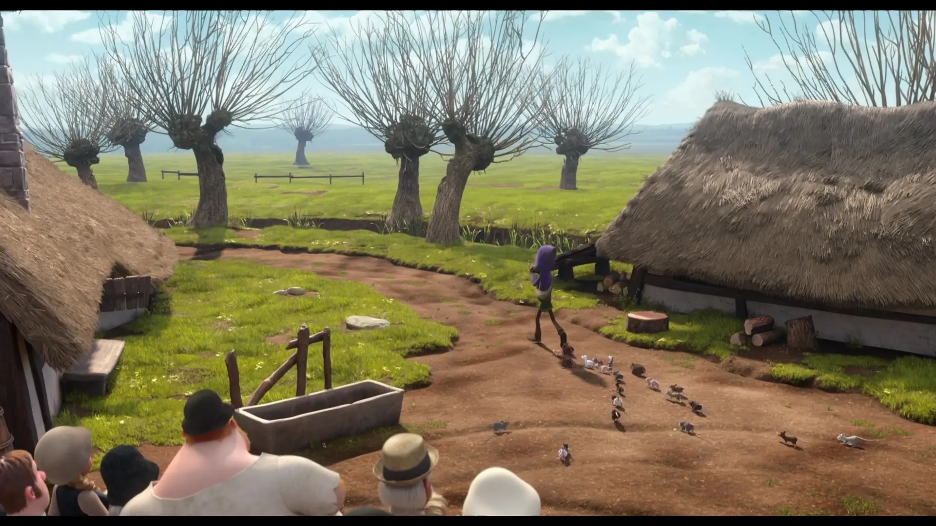 Ariyon Bakare, David Tennant, Gemma Arterton, Himesh Patel, Joe Sugg, and Julie Atherton in The Amazing Maurice (2022)