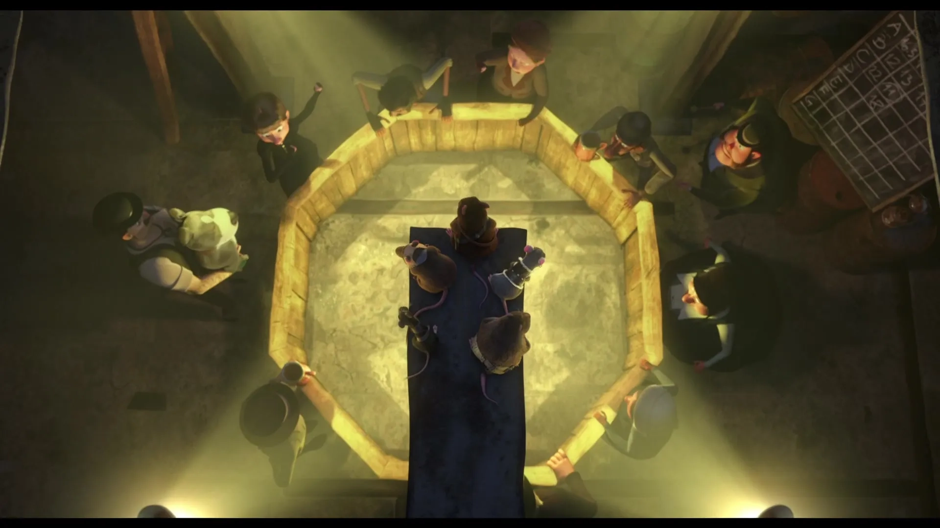 Ariyon Bakare and Julie Atherton in The Amazing Maurice (2022)