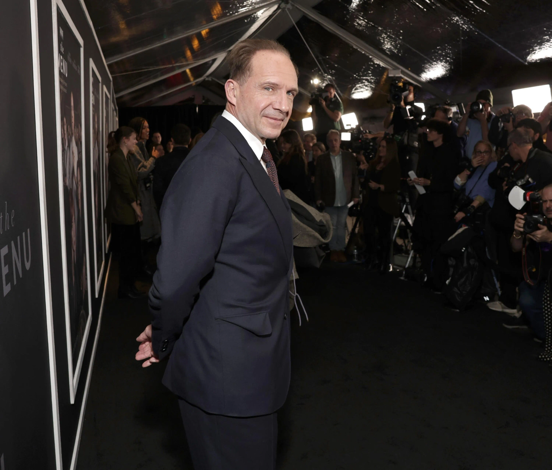 Ralph Fiennes at an event for The Menu (2022)
