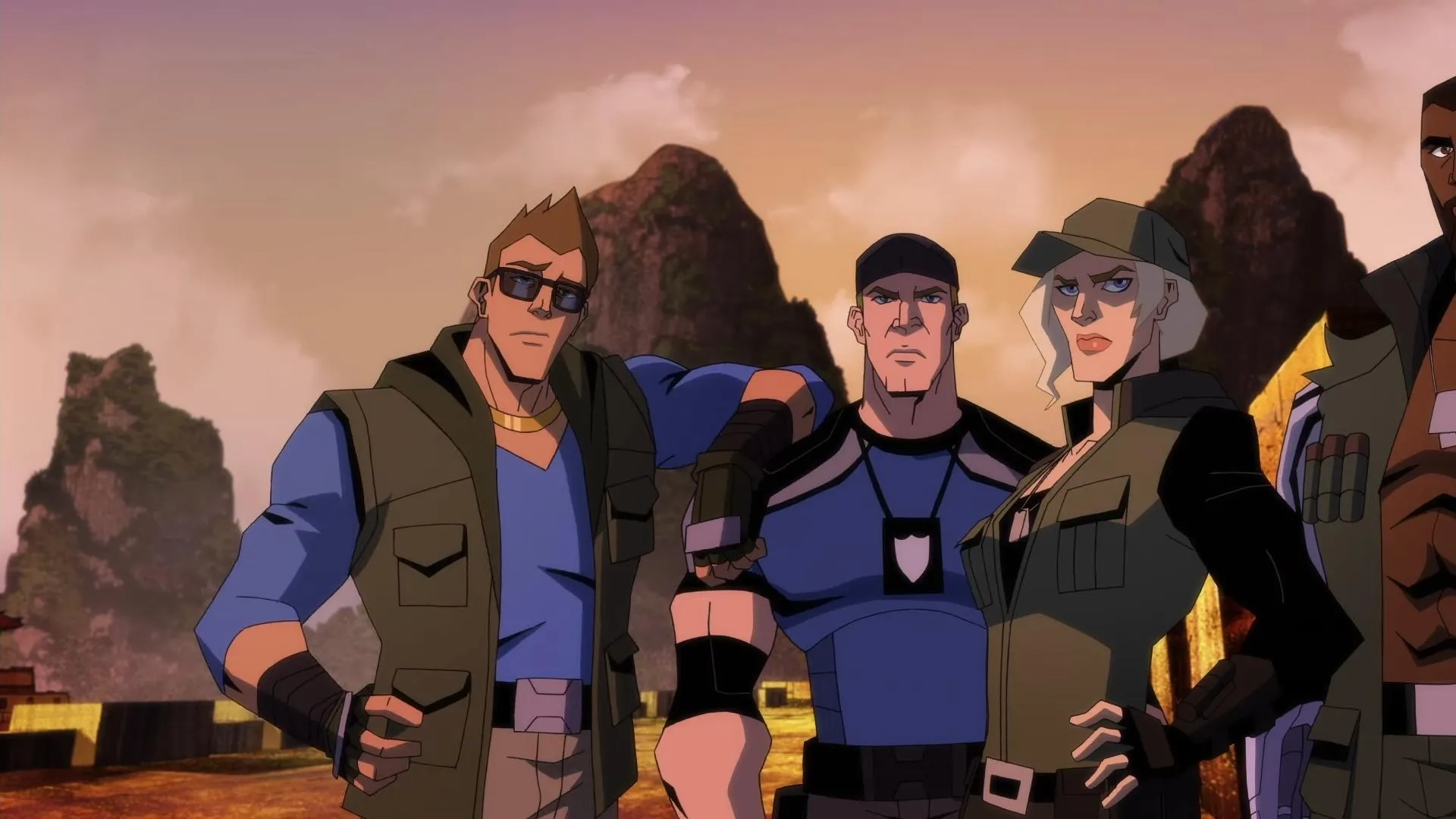 Joel McHale, Jennifer Carpenter, Matthew Mercer, and Ike Amadi in Mortal Kombat Legends: Battle of the Realms (2021)