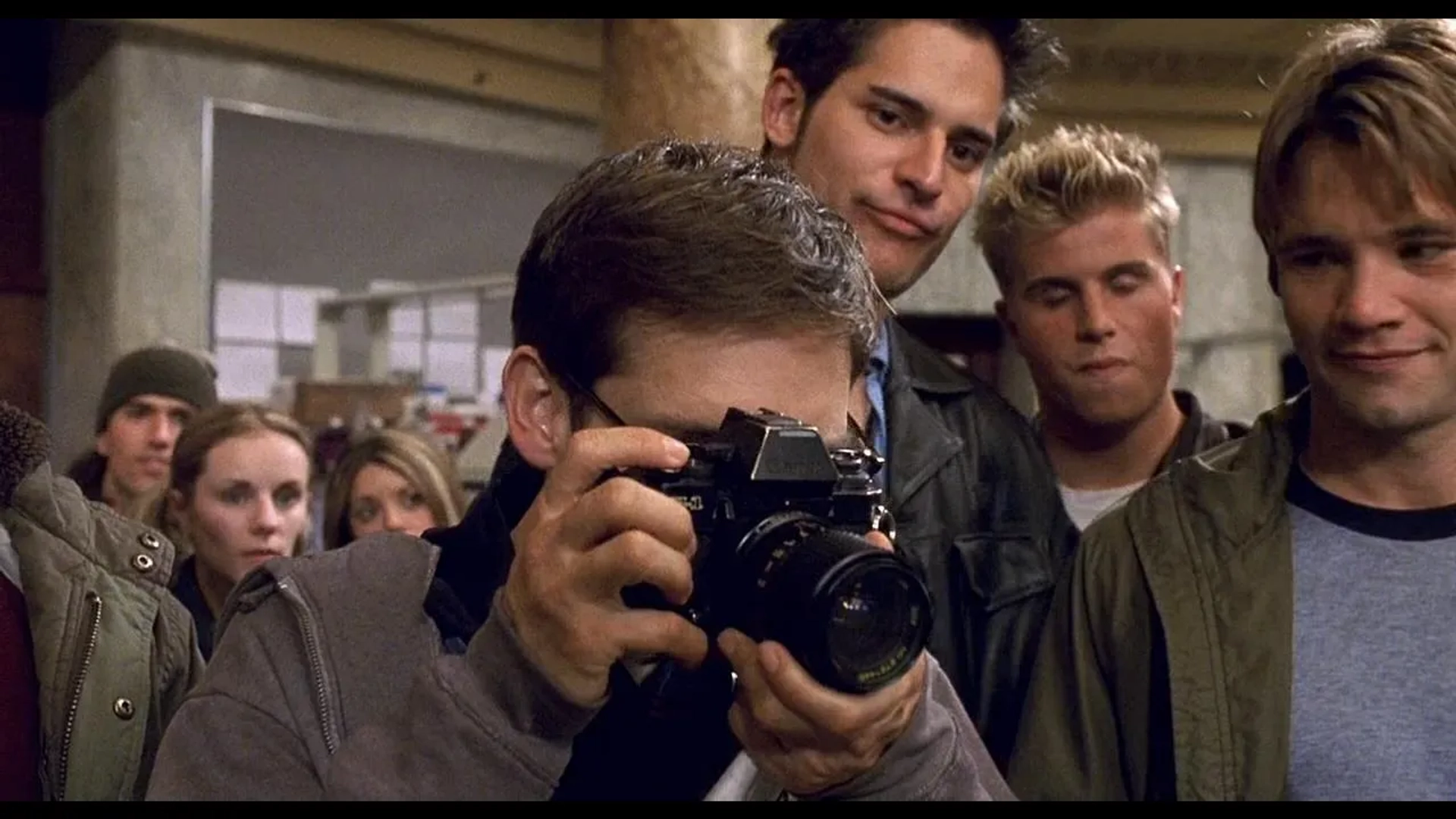 Tobey Maguire, Joe Manganiello, Jason Padgett, and Justin Neill in Spider-Man (2002)