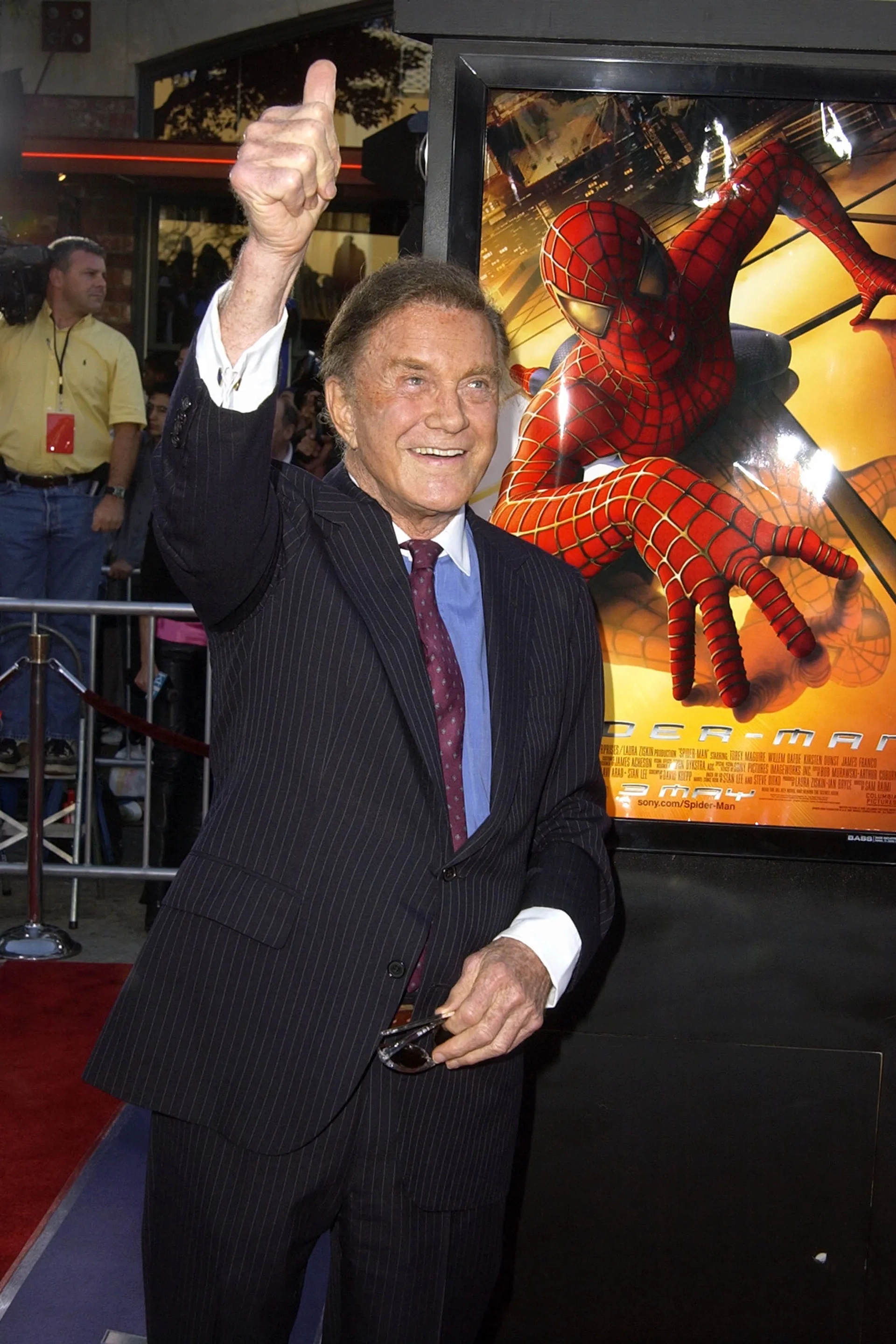 Cliff Robertson at an event for Spider-Man (2002)