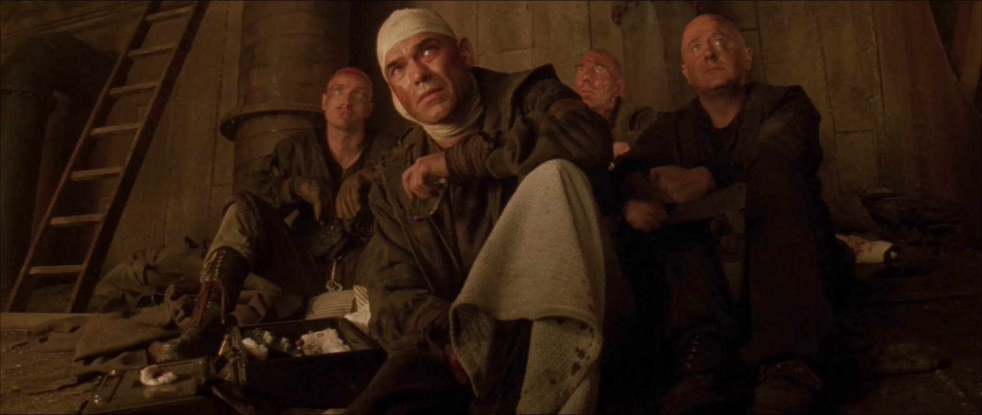 Pete Postlethwaite, Niall Buggy, Peter Guinness, and Holt McCallany in Alien³ (1992)