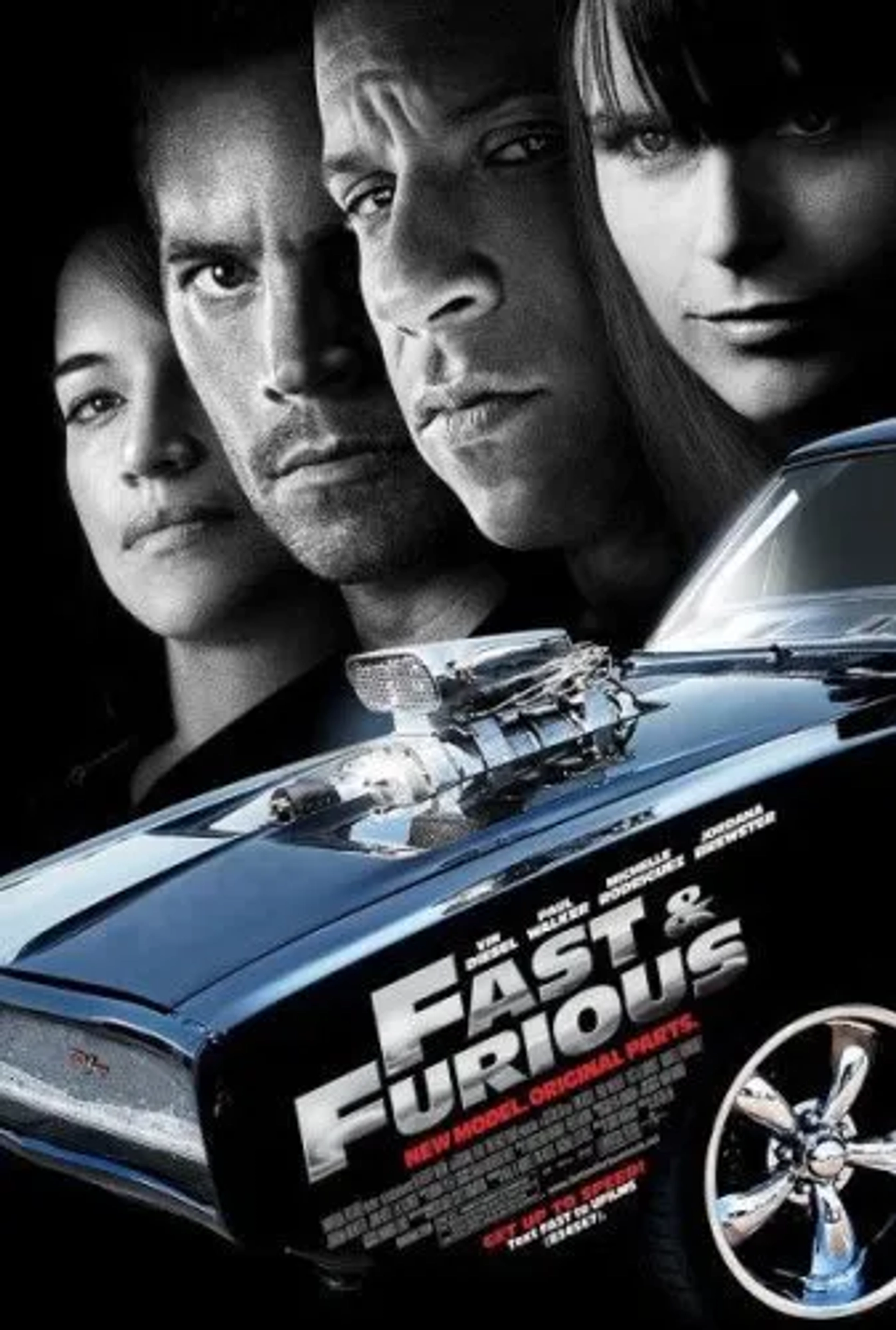 Vin Diesel, Jordana Brewster, Michelle Rodriguez, and Paul Walker in Fast & Furious (2009)