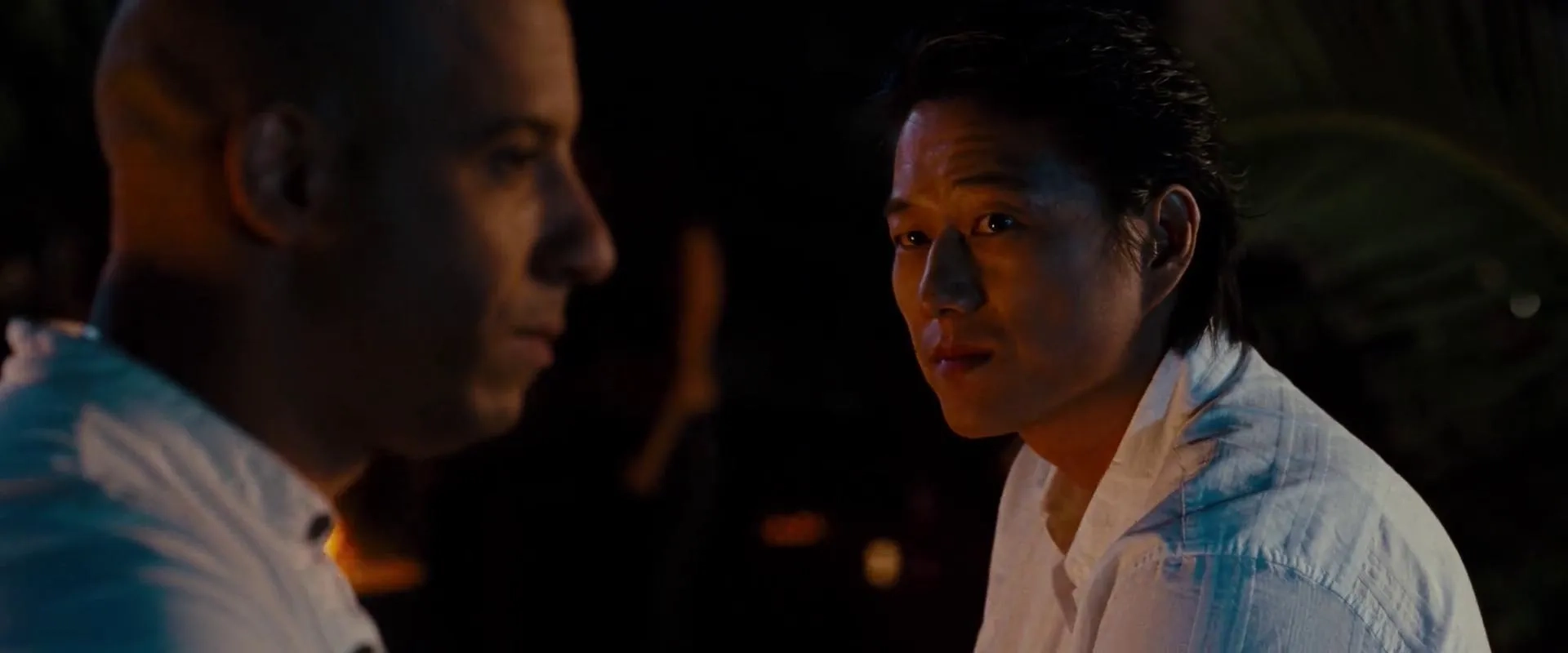 Vin Diesel and Sung Kang in Fast & Furious (2009)