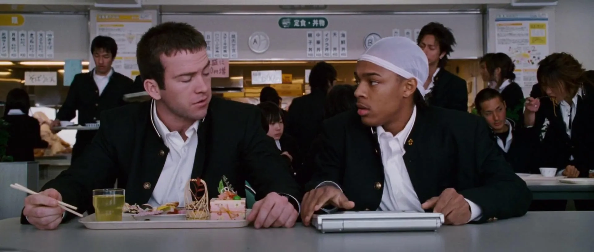 Lucas Black and Shad Moss in The Fast and the Furious: Tokyo Drift (2006)