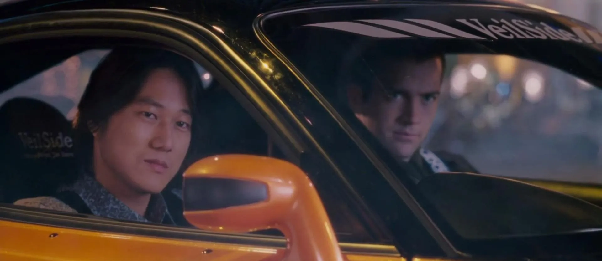 Lucas Black and Sung Kang in The Fast and the Furious: Tokyo Drift (2006)