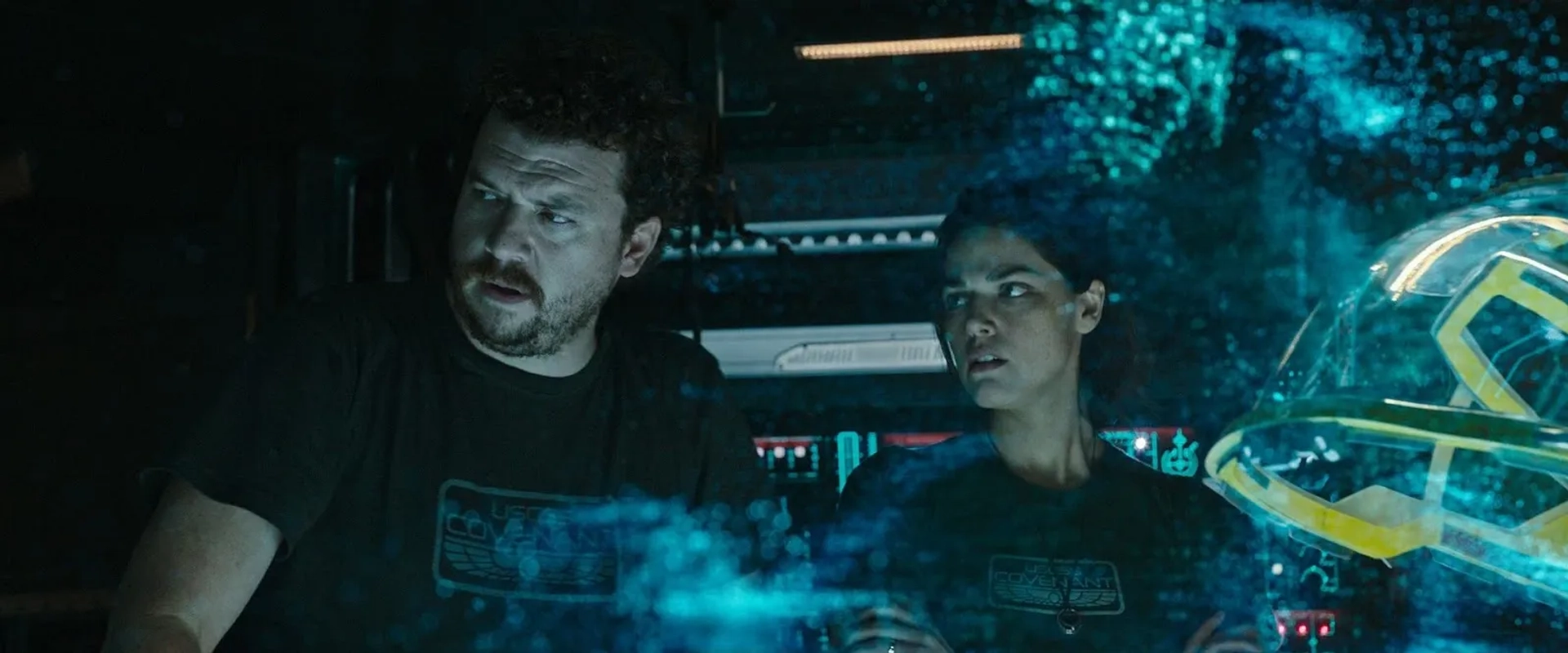 Danny McBride and Callie Hernandez in Alien: Covenant (2017)