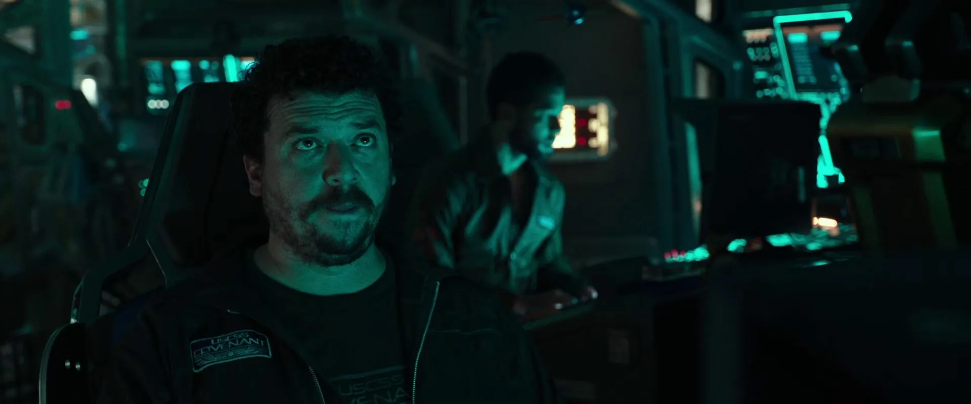 Jussie Smollett and Danny McBride in Alien: Covenant (2017)