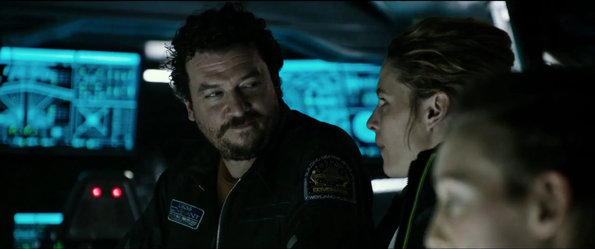 Danny McBride and Amy Seimetz in Alien: Covenant (2017)