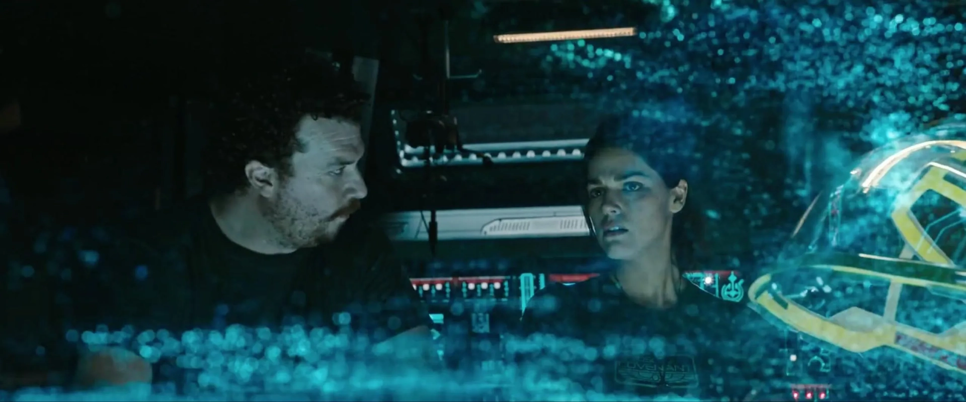 Danny McBride and Callie Hernandez in Alien: Covenant (2017)