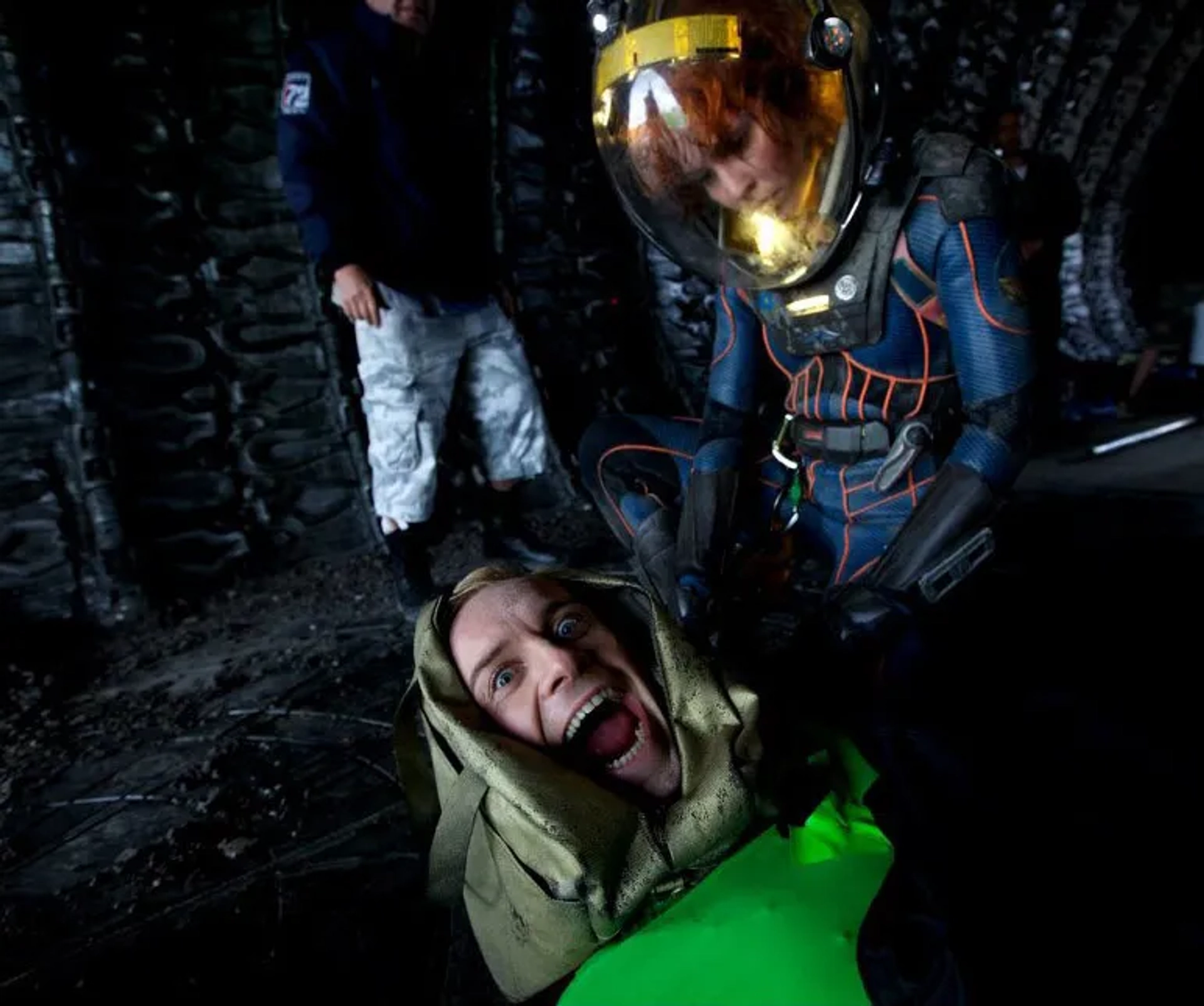 Noomi Rapace and Michael Fassbender in Prometheus (2012)