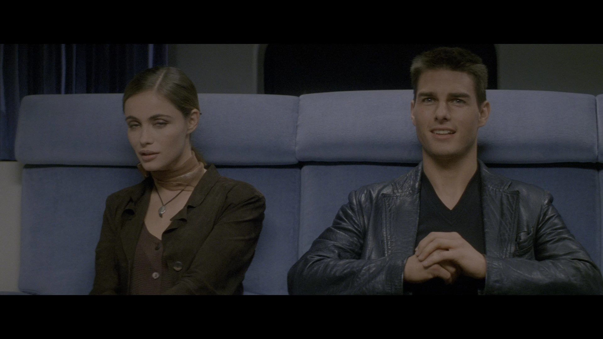 Tom Cruise and Emmanuelle Béart in Mission: Impossible (1996)