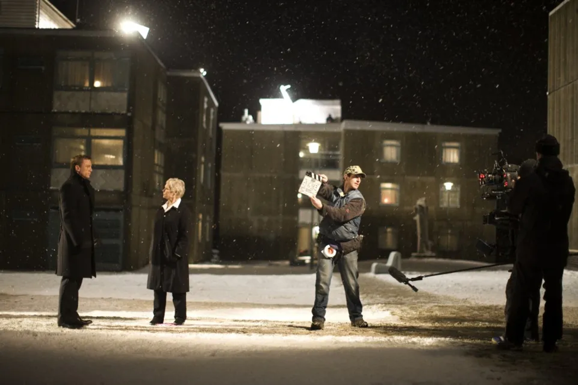 Judi Dench and Daniel Craig in Quantum of Solace (2008)