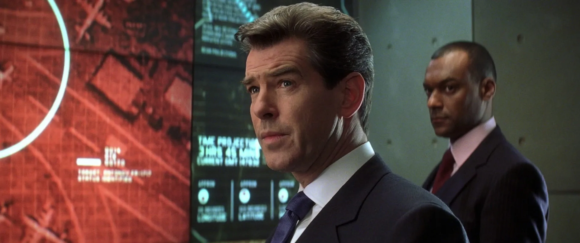 Pierce Brosnan and Colin Salmon in Die Another Day (2002)