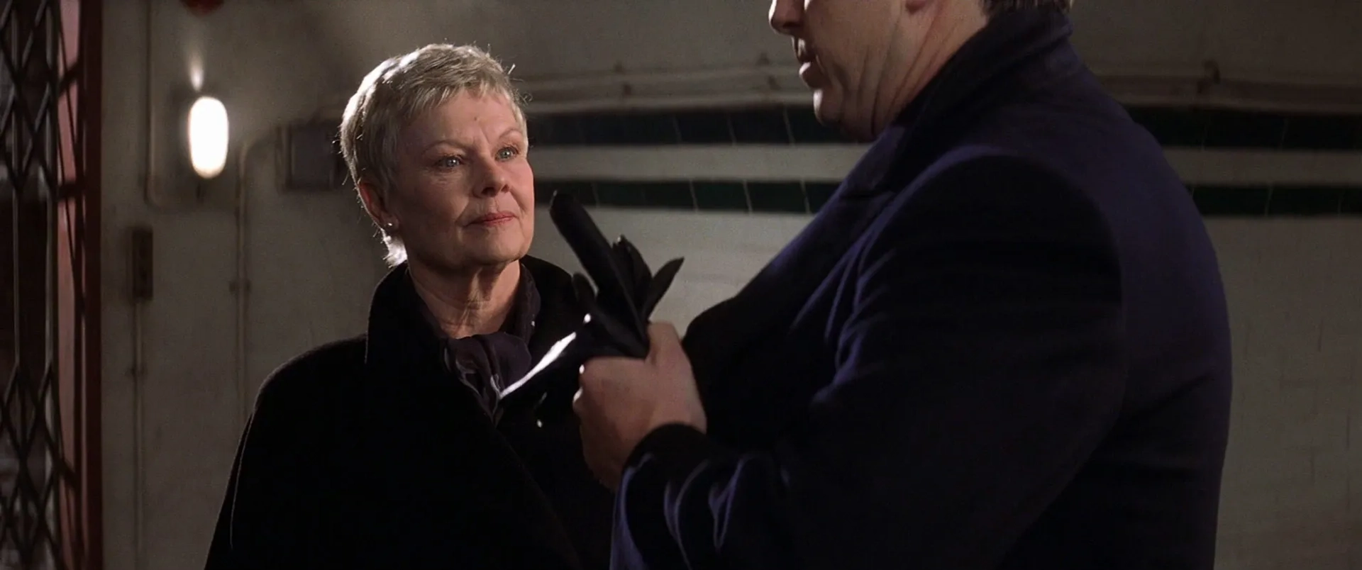 Pierce Brosnan and Judi Dench in Die Another Day (2002)