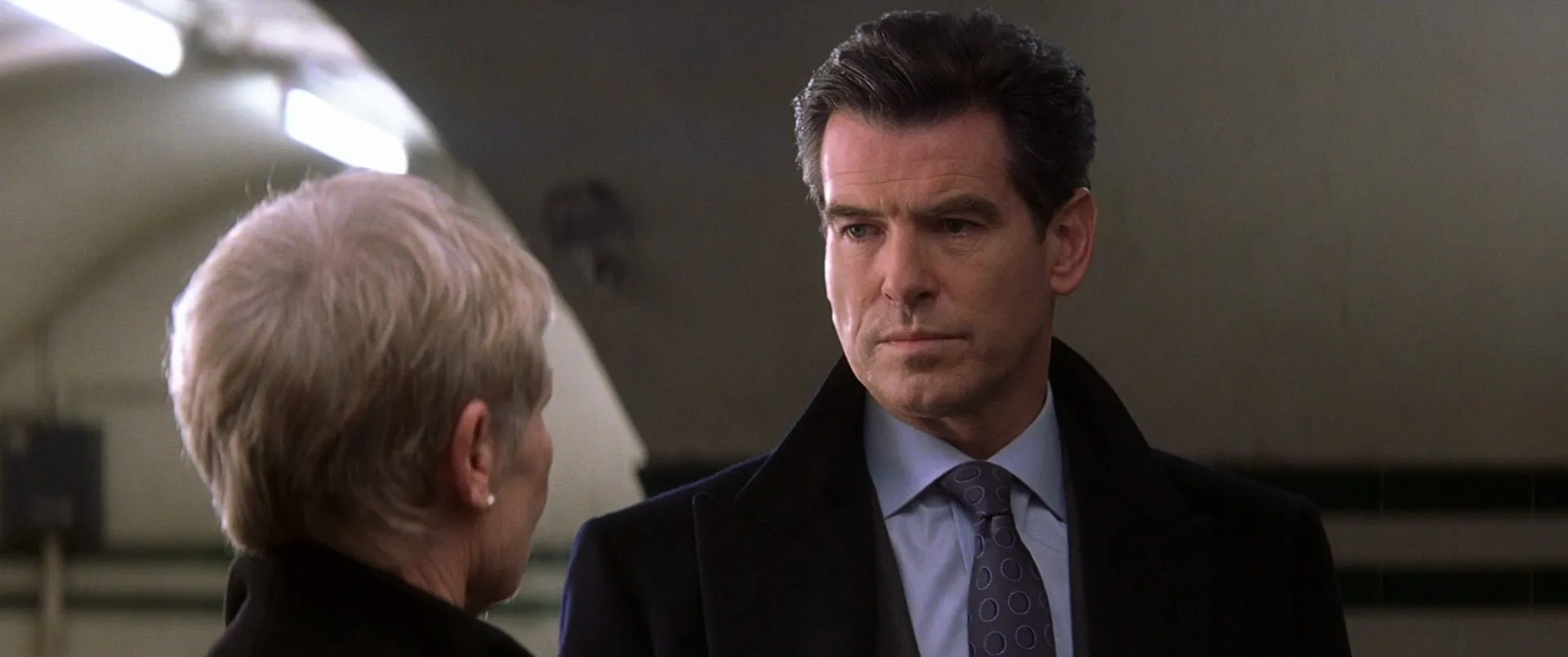 Pierce Brosnan and Judi Dench in Die Another Day (2002)