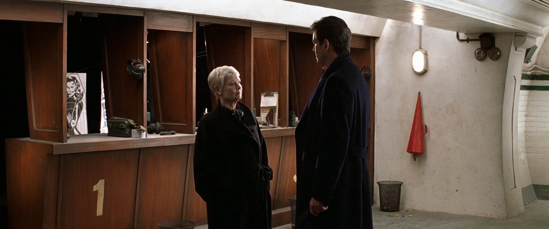 Pierce Brosnan and Judi Dench in Die Another Day (2002)