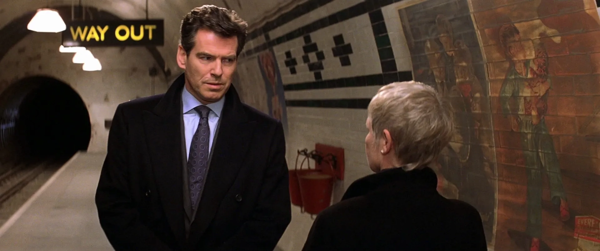 Pierce Brosnan and Judi Dench in Die Another Day (2002)