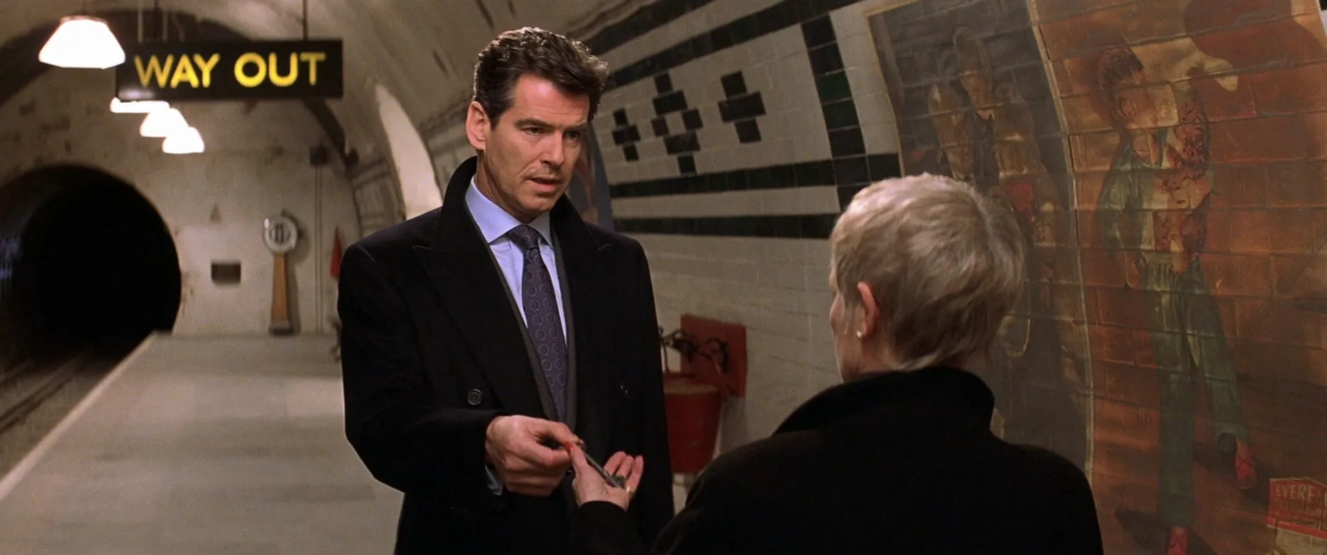 Pierce Brosnan and Judi Dench in Die Another Day (2002)