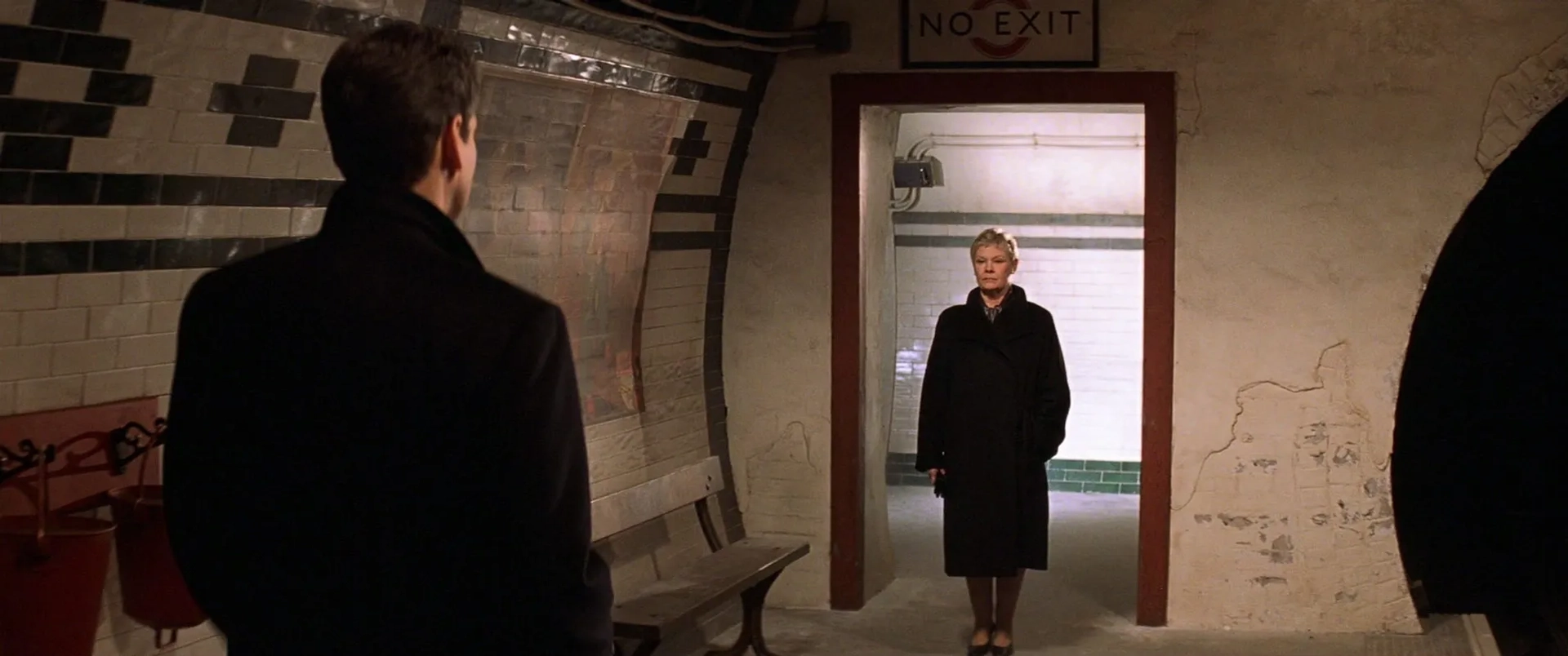 Pierce Brosnan and Judi Dench in Die Another Day (2002)