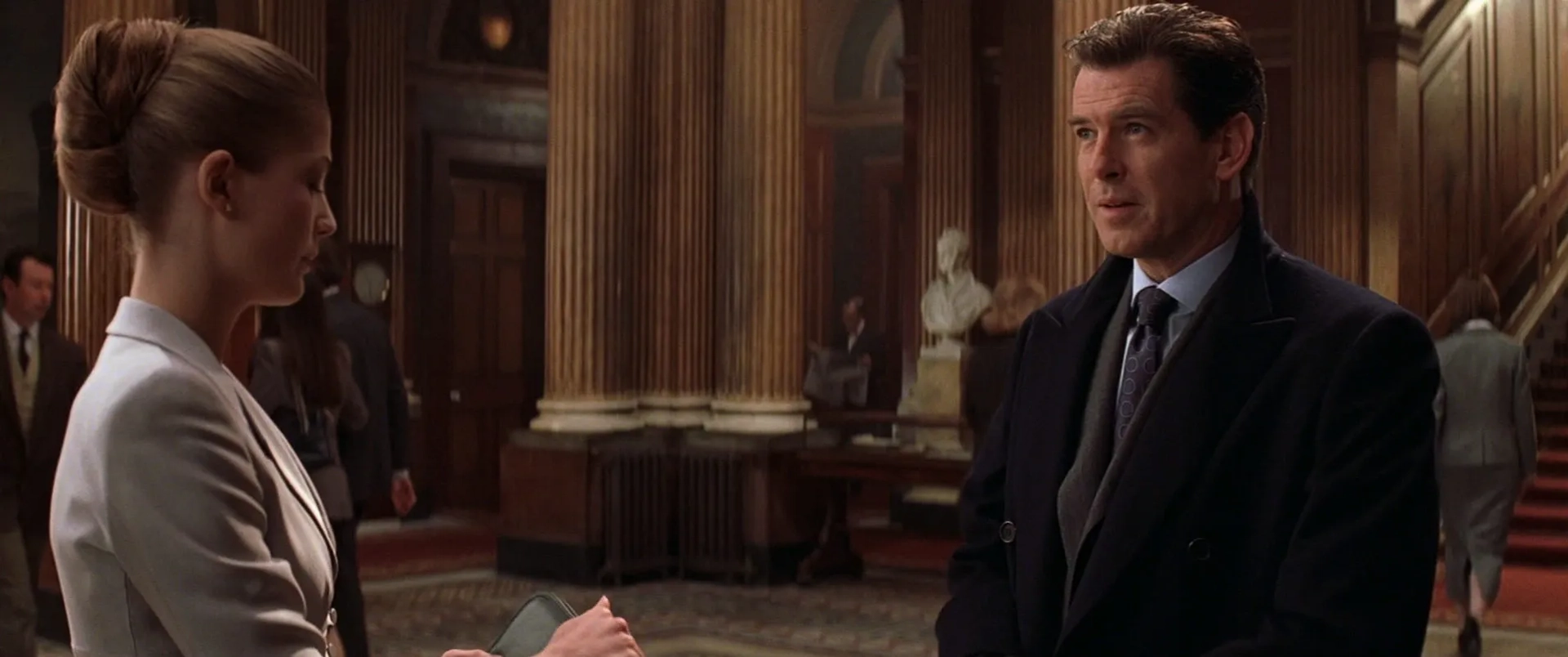 Pierce Brosnan and Rosamund Pike in Die Another Day (2002)