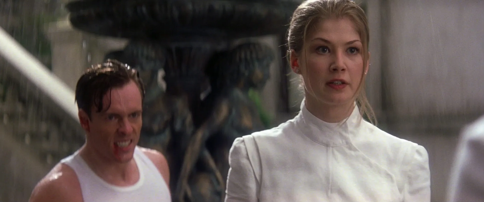 Rosamund Pike and Toby Stephens in Die Another Day (2002)