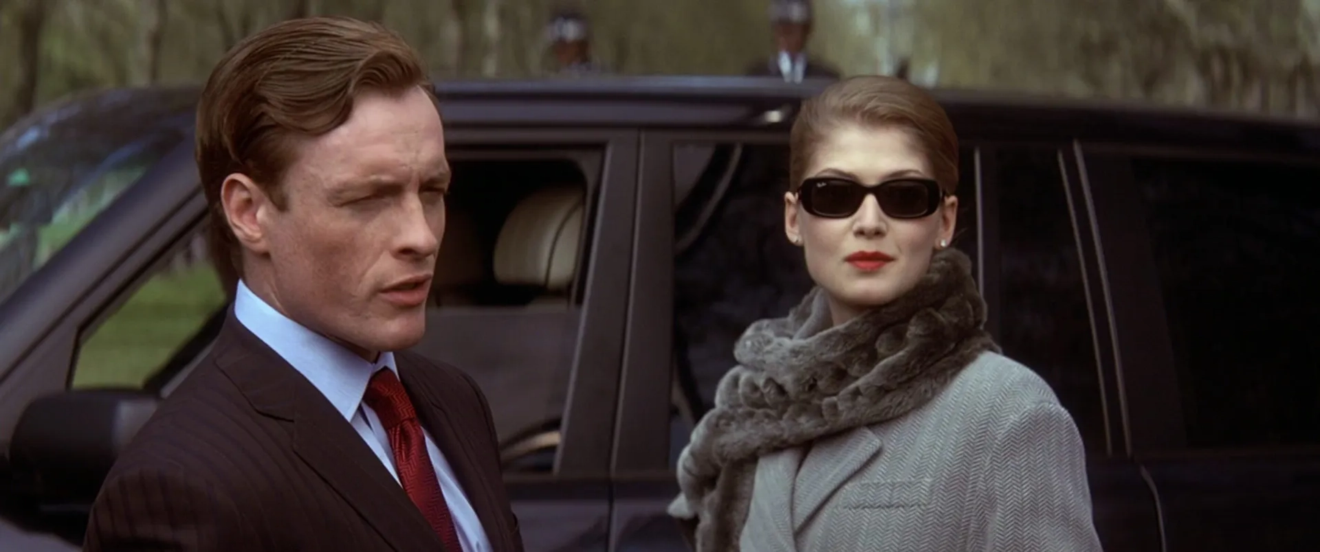 Rosamund Pike and Toby Stephens in Die Another Day (2002)