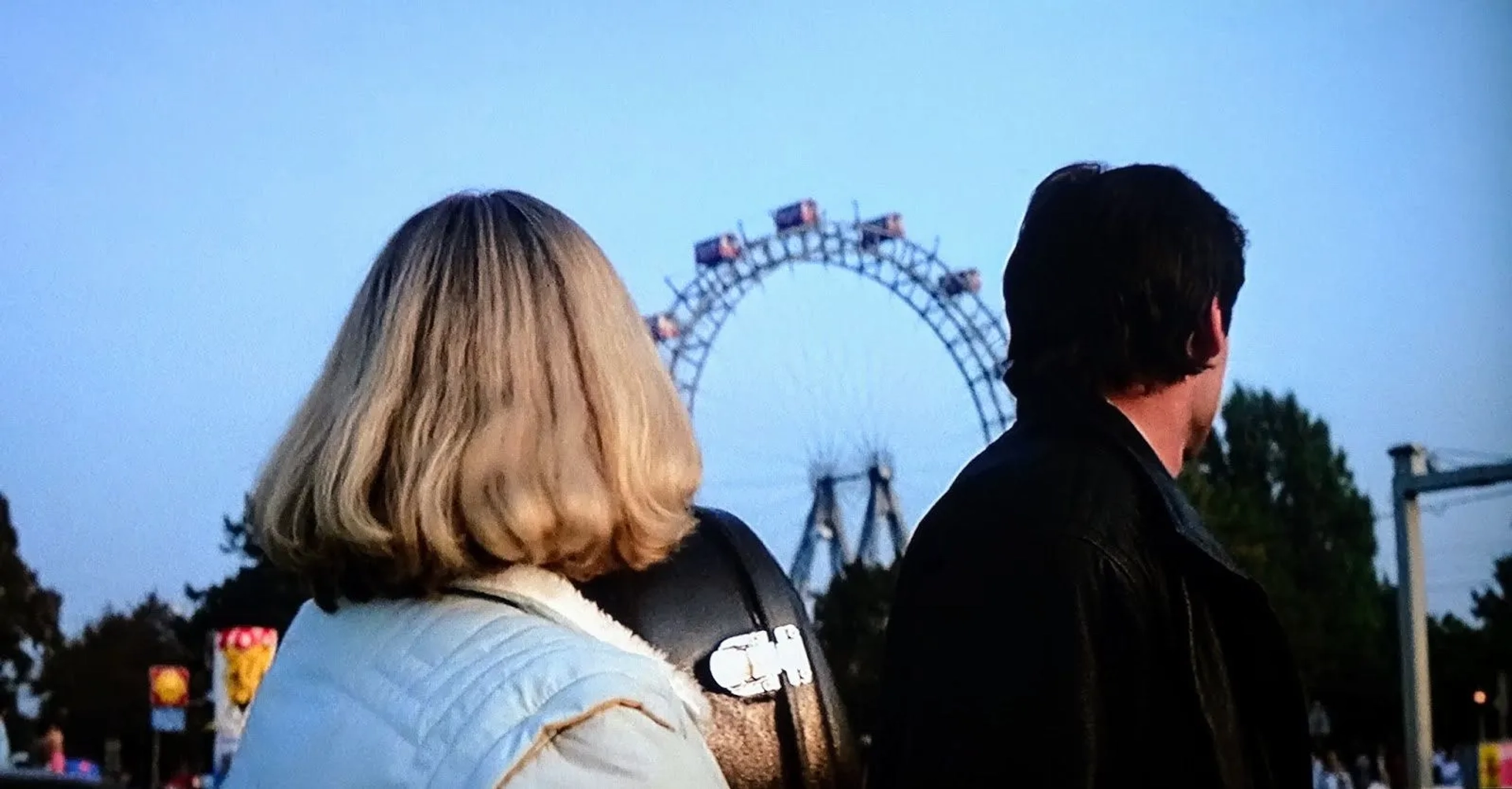 Timothy Dalton and Maryam d'Abo in The Living Daylights (1987)