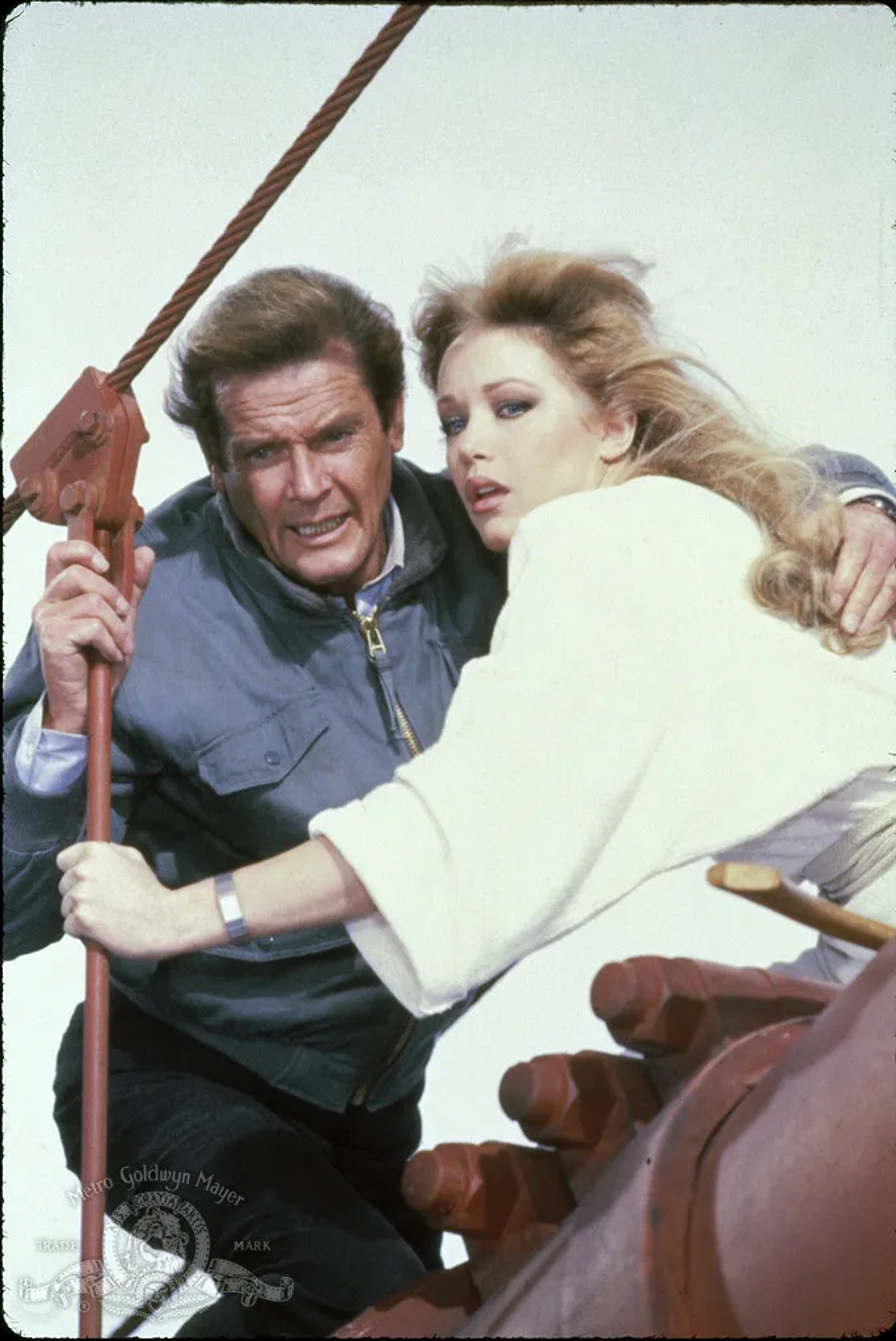 Roger Moore and Tanya Roberts in A View to a Kill (1985)