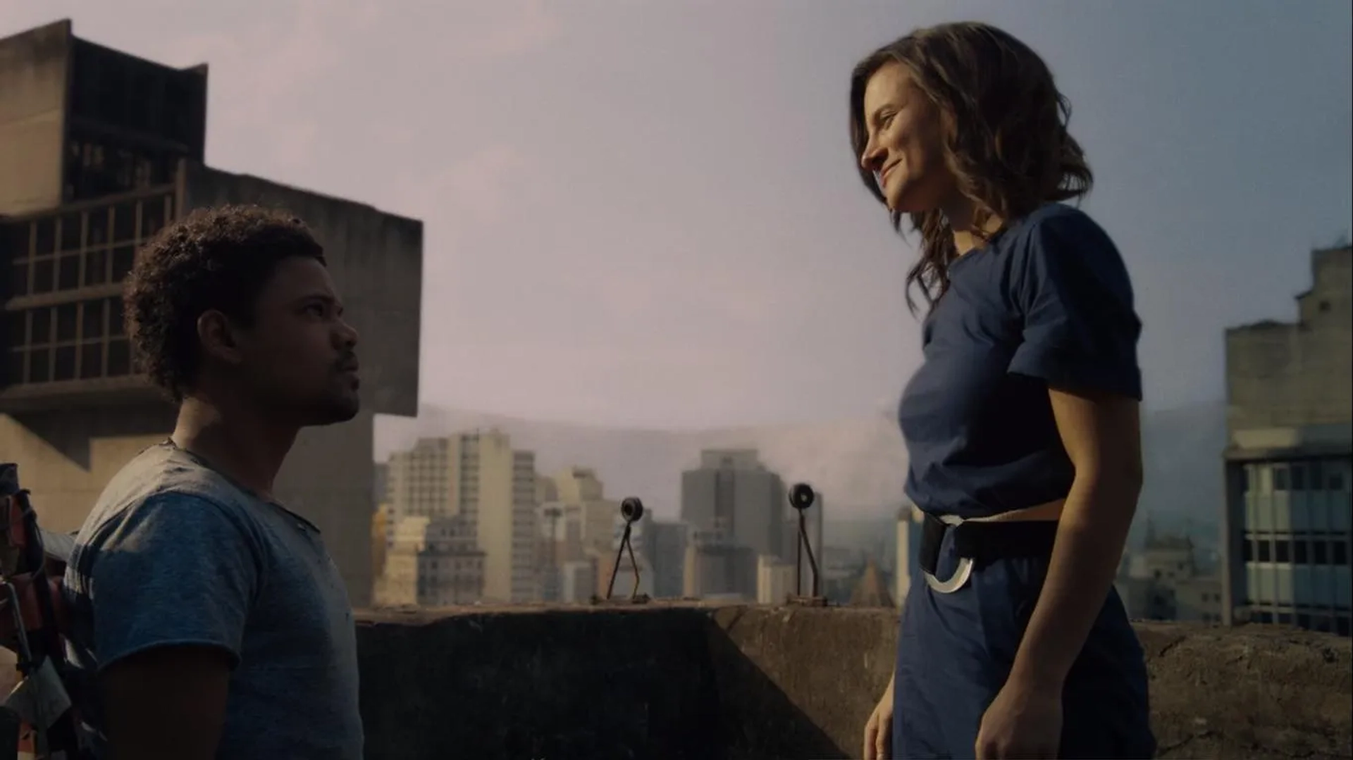Michel Gomes and Bianca Comparato in 3% (2016)