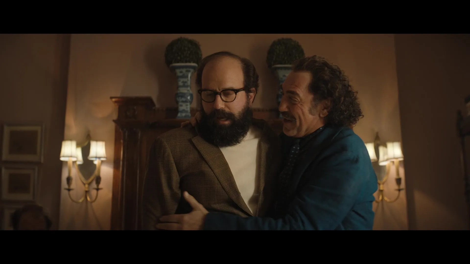 Javier Bardem and Brett Gelman in Lyle, Lyle, Crocodile (2022)