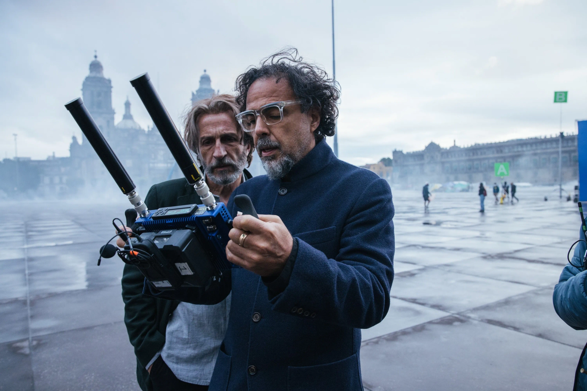 Daniel Giménez Cacho and Alejandro G. Iñárritu in Bardo: False Chronicle of a Handful of Truths (2022)