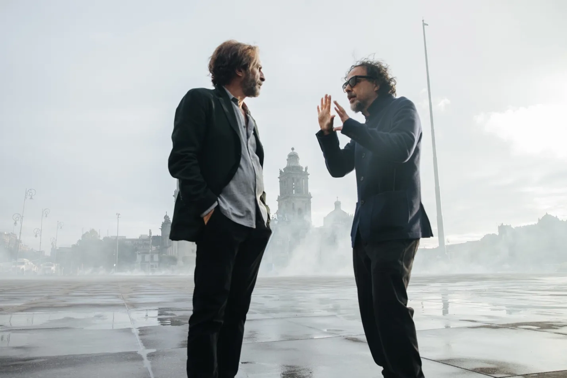 Daniel Giménez Cacho and Alejandro G. Iñárritu in Bardo: False Chronicle of a Handful of Truths (2022)