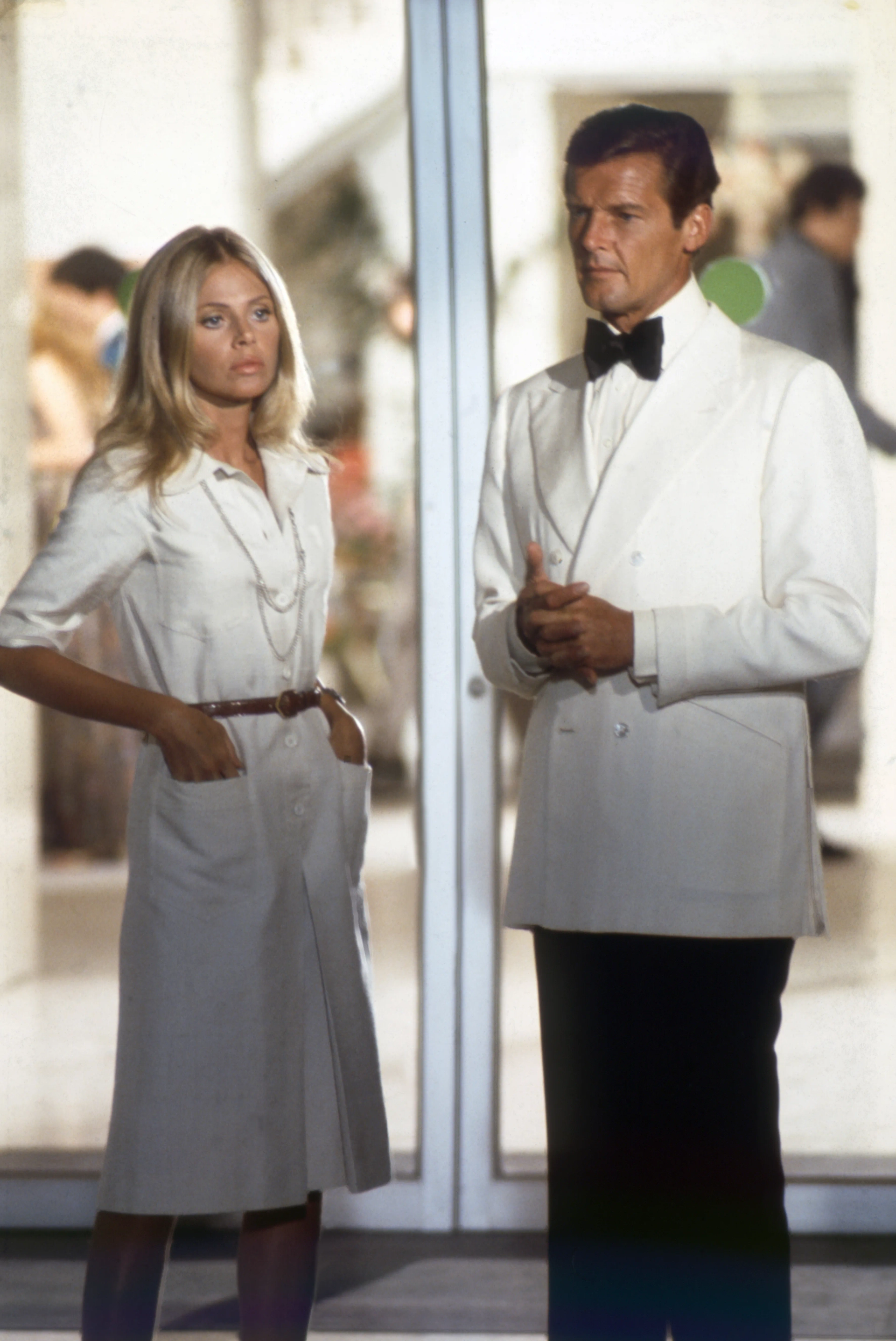 Roger Moore and Britt Ekland in The Man with the Golden Gun (1974)