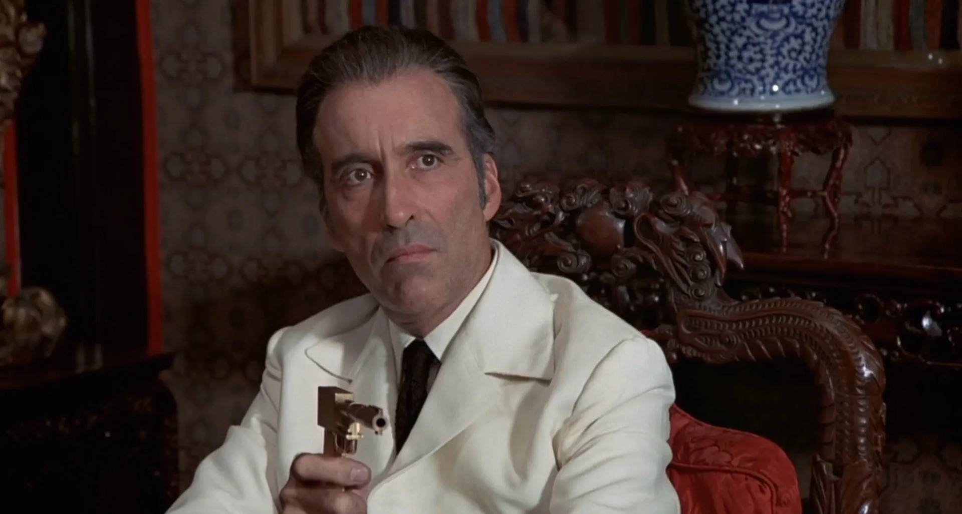 Christopher Lee in The Man with the Golden Gun (1974)