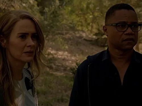Cuba Gooding Jr. and Sarah Paulson in American Horror Story (2011)