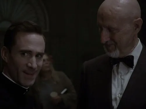 James Cromwell and Joseph Fiennes in American Horror Story (2011)