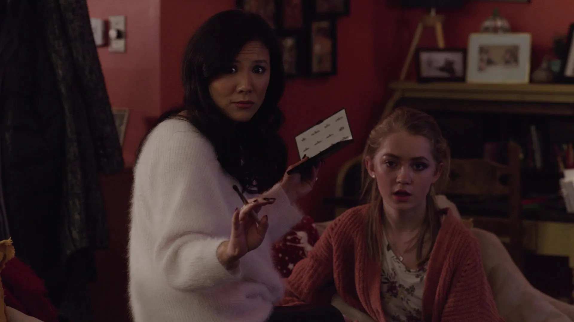 Ally Maki and Katie Beth Hall in Home Sweet Home Alone (2021)