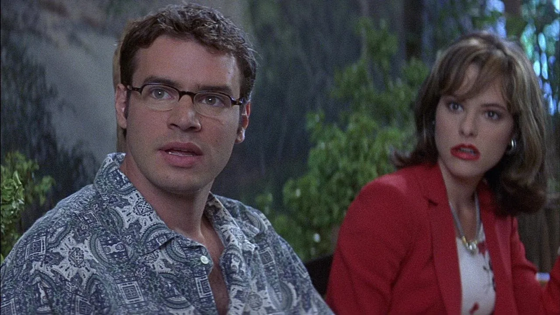 Parker Posey and Scott Foley in Scream 3 (2000)