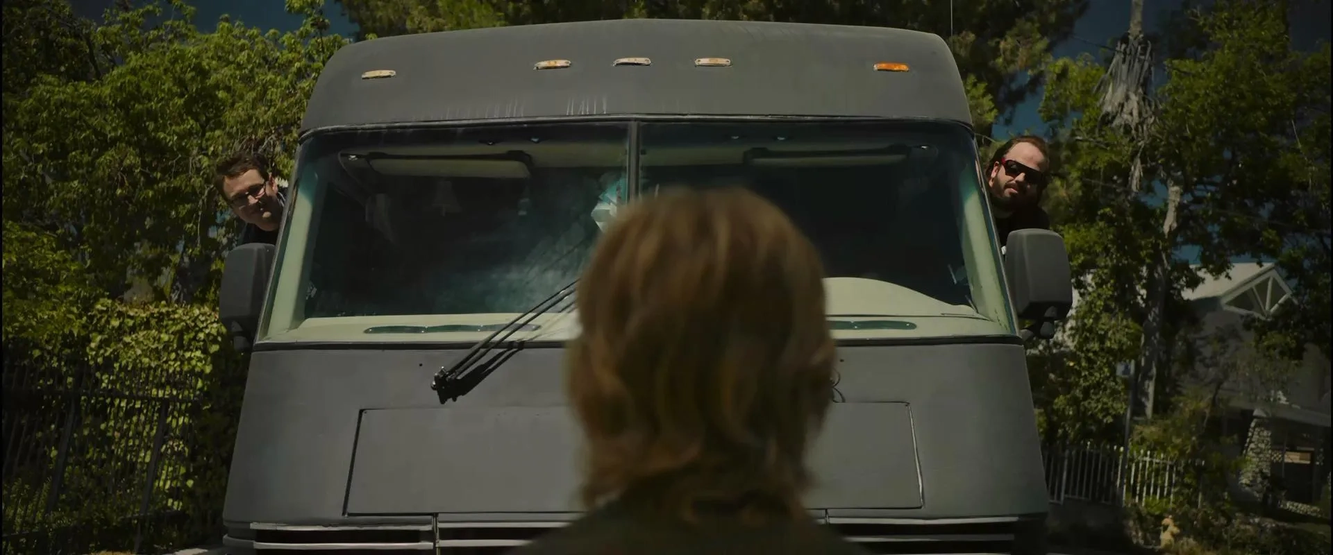 Lin Shaye, Angus Sampson, and Leigh Whannell in Insidious: The Last Key (2018)