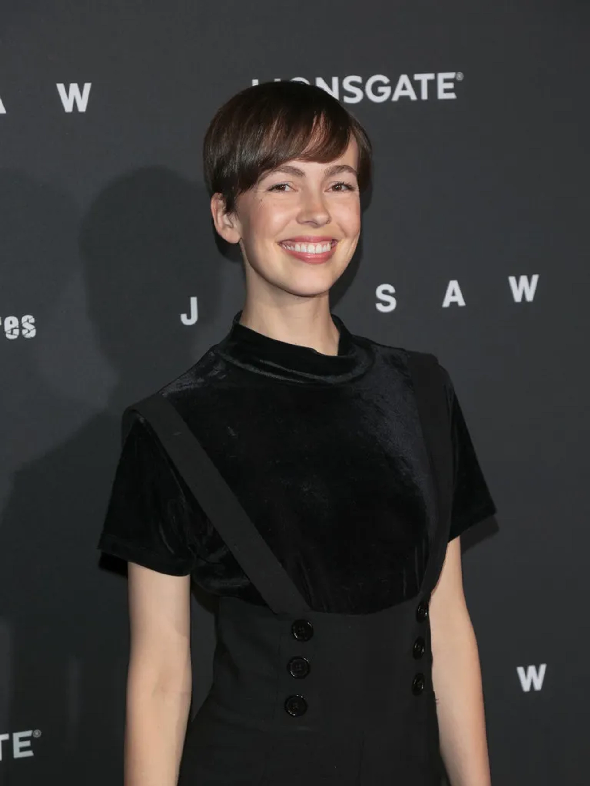 Brittany Allen at an event for Jigsaw (2017)