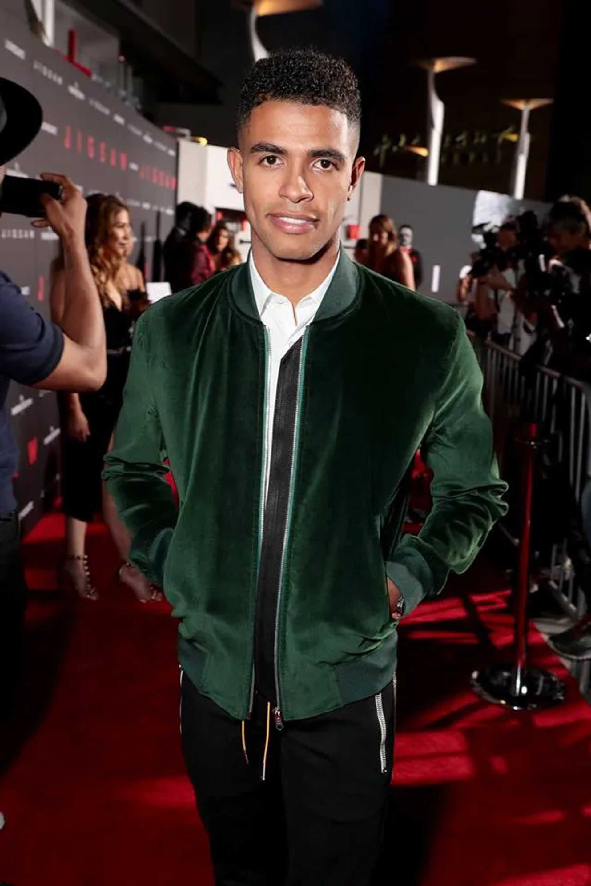 Mandela Van Peebles at an event for Jigsaw (2017)