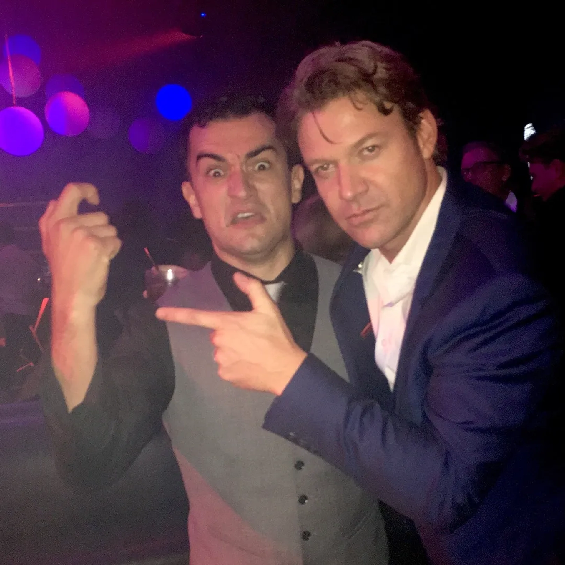 Matt Passmore and Josiah Black at an event for Jigsaw (2017)