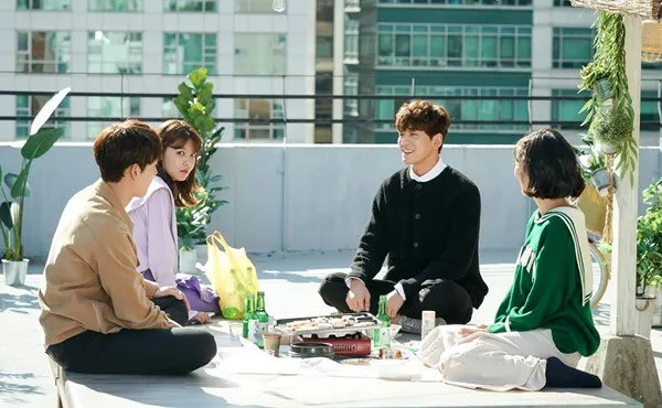 Min-Kyu Kim, Ha-Kyung Kim, Sooyoung Choi, and Choi Tae-Joon in So I Married My Anti-Fan (2021)