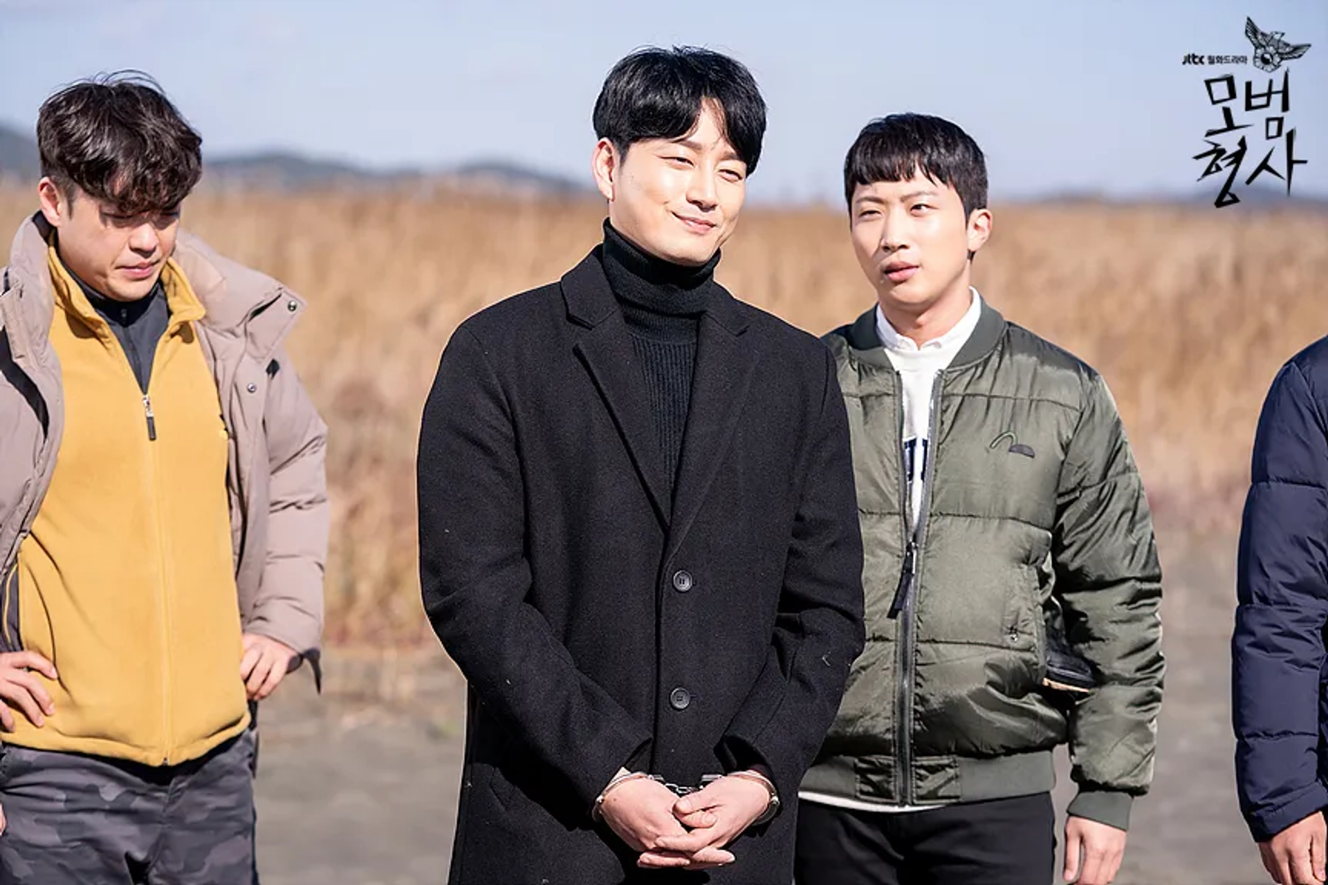 Myung-Joon Kim, Hyun-Wook Lee, and Jung Soon-won in The Good Detective (2020)