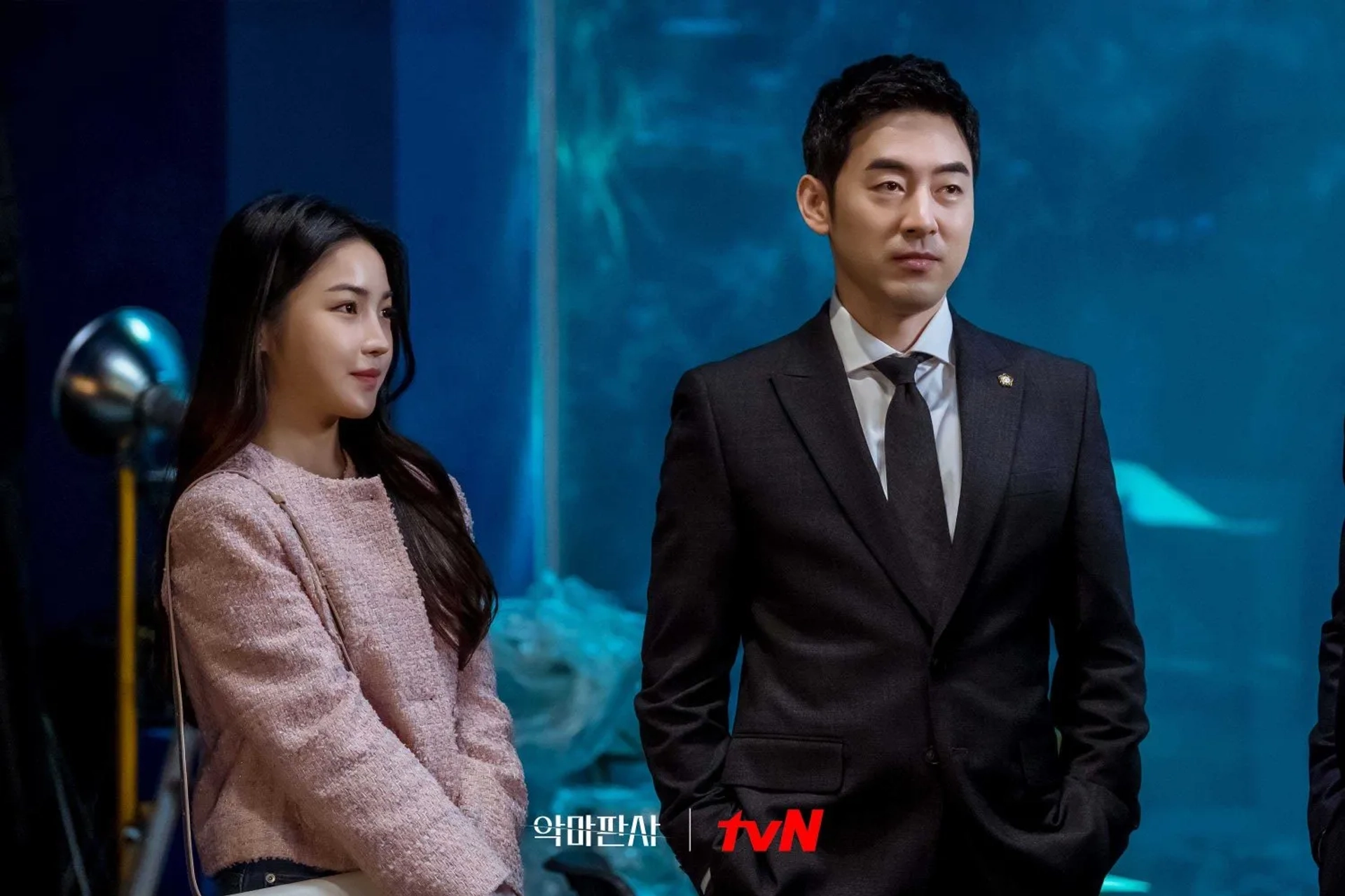 In Seo Chun and Park Hyoung-soo in The Devil Judge (2021)